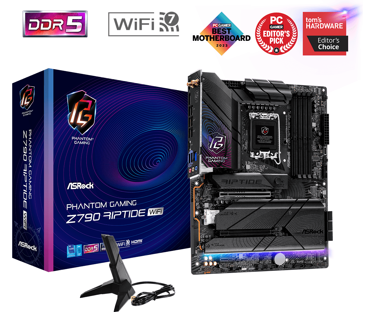 ASROCK Z790 PG RIPTIDE WIFI LGA1700 ATX MOTHERBOARD
