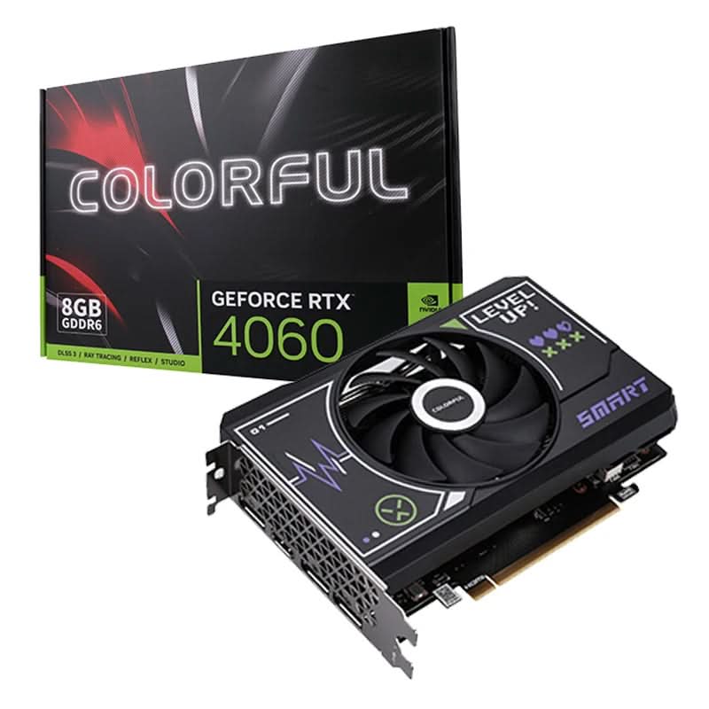 グラフィックボード・グラボ・ビデオカード Colorful IGame GeForce RTX 4060 8GB Colorful-Product-iGame GeForce RTX 4060 Ultra W DUO OC 8GB-V