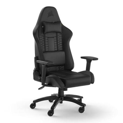 GAMING-CHAIR-CORSAIR-TC100-RELAXED-LEATHERETTE-BLACK