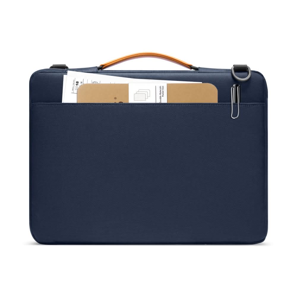 TOMTOC DEFENDER-A42 LAPTOP BRIEFCASE 15.6 INCH-NAVY BLUE