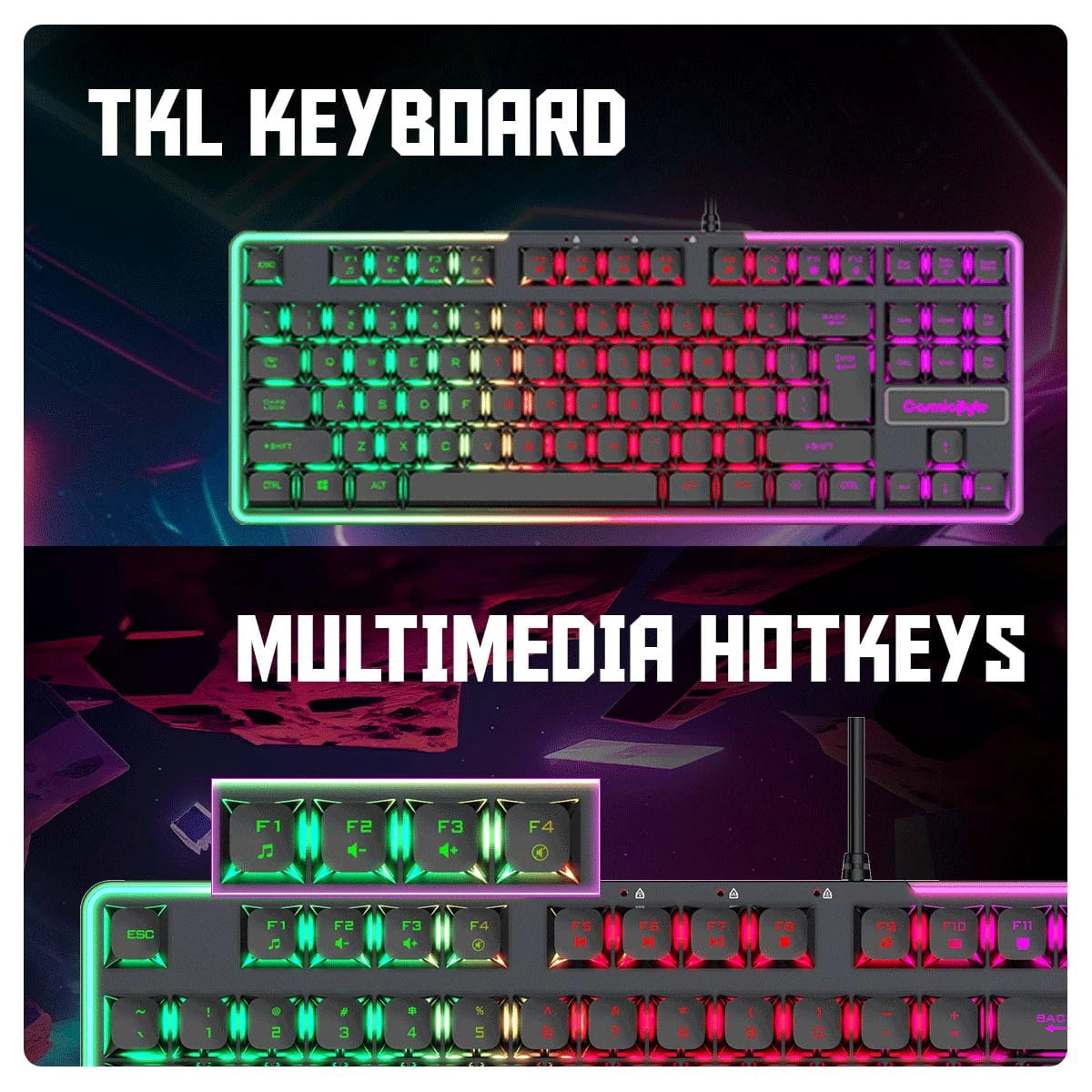 COSMIC BYTE CB-GK-20STYX (BLACK) GAMING KEYBOARD