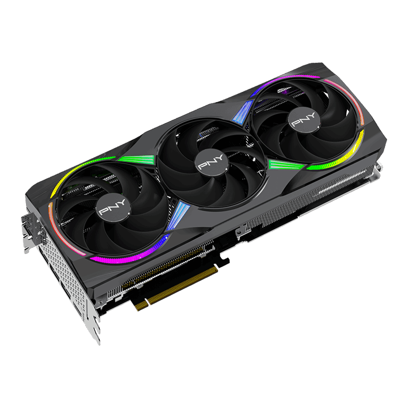 PNY RTX 5080 OC 16GB GDDR7 TRIPLE FAN ARGB OC GRAPHICS CARD