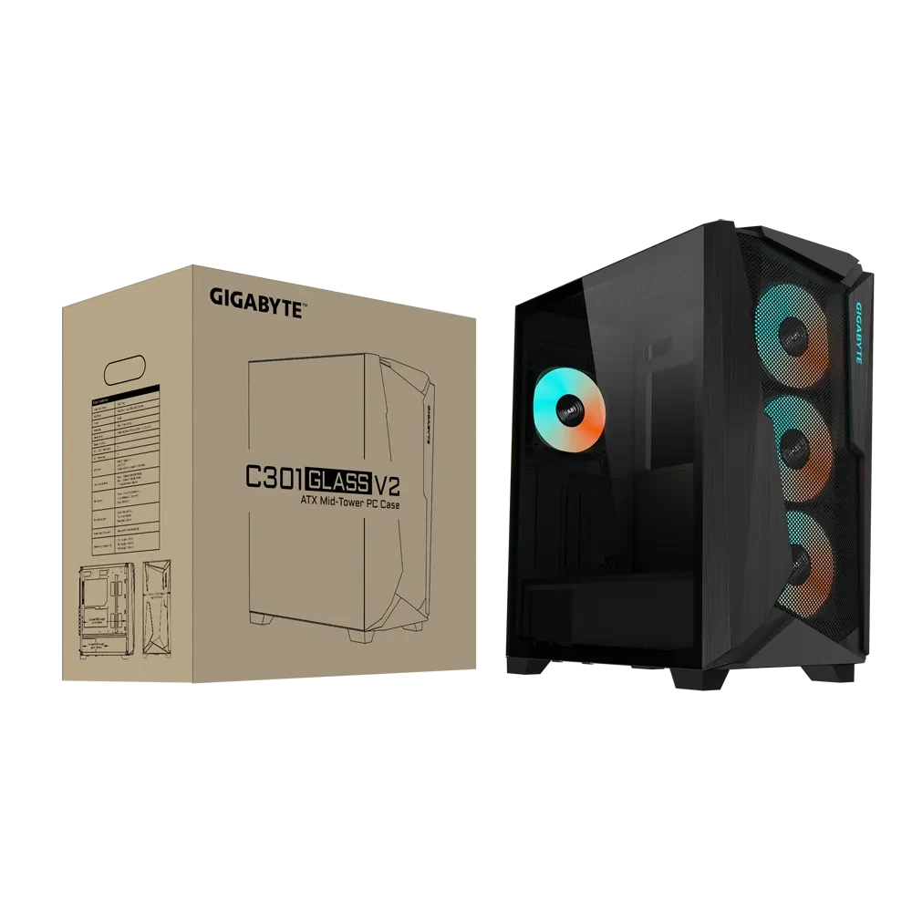 GIGABYTE C301G V2 BLACK CABINET