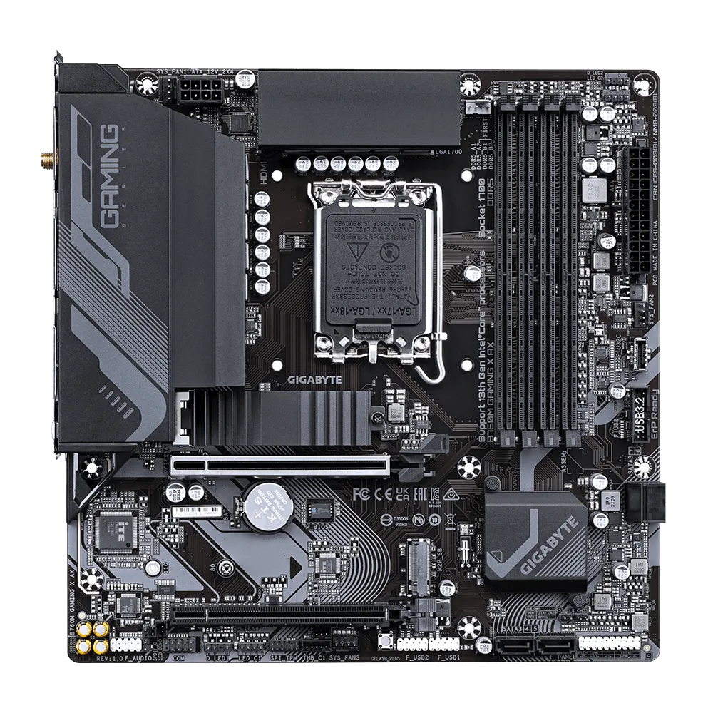 GIGABYTE B760M GAMING X AX WIFI DDR5 MOTHERBOARD