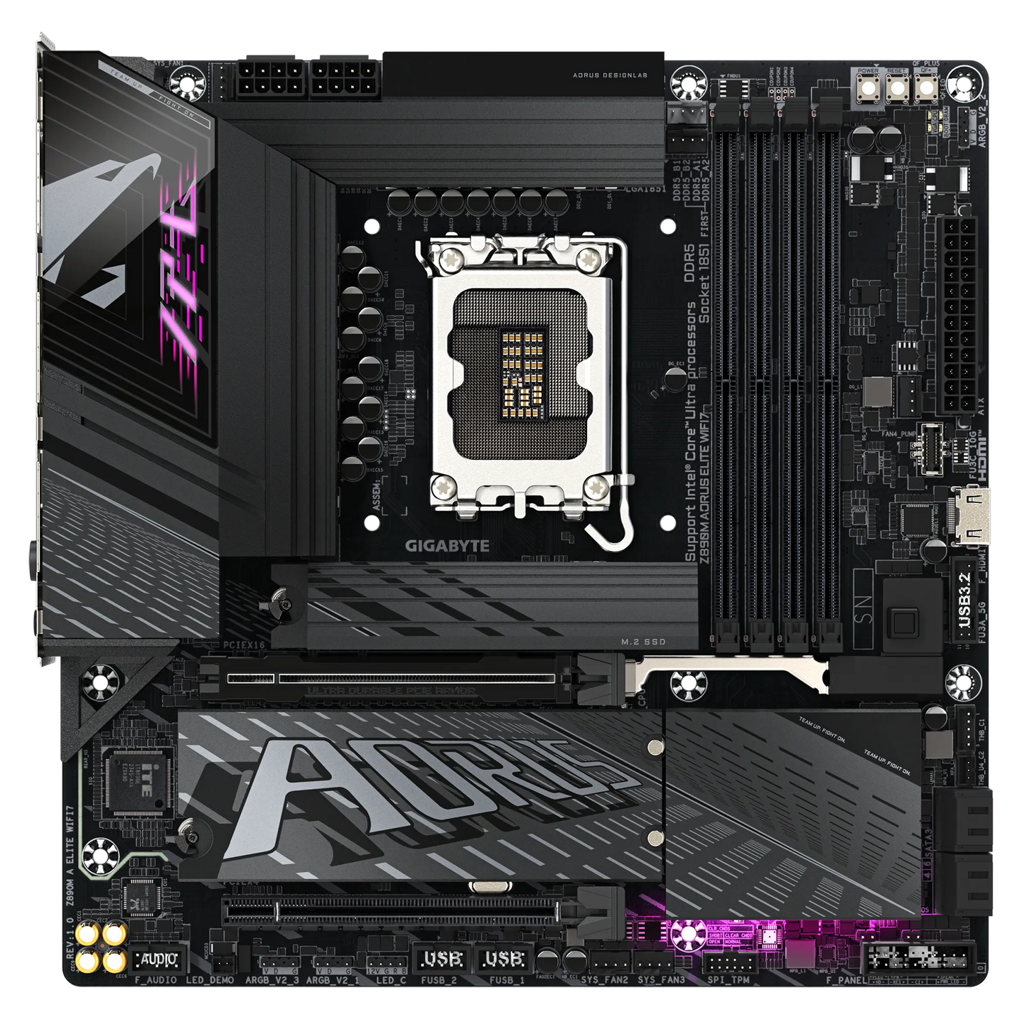 GIGABYTE Z890M AORUS ELITE WIFI 7 DDR5 INTEL MOTHERBOARD