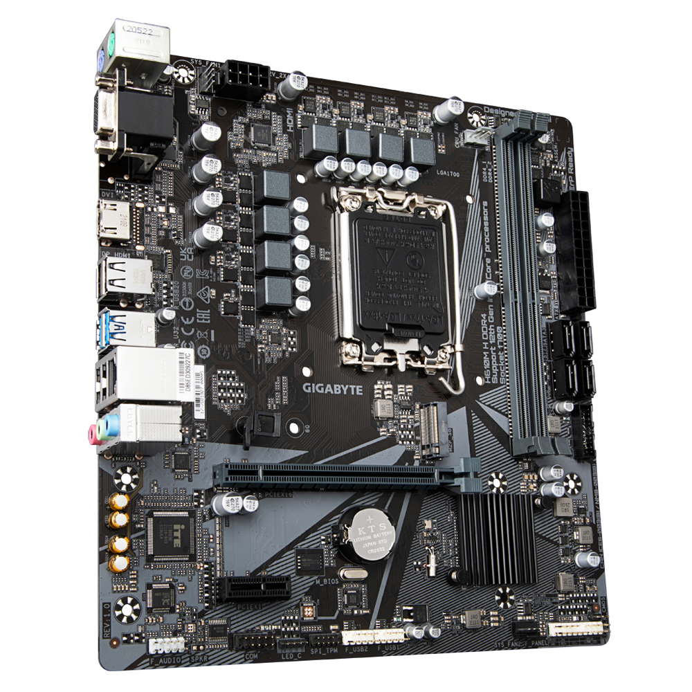 GIGABYTE H610M H WIFI DDR4 MOTHERBOARD