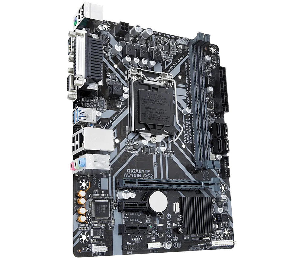 GIGABYTE GA-H310M-DS2 INTEL LGA1151 MOTHERBOARD