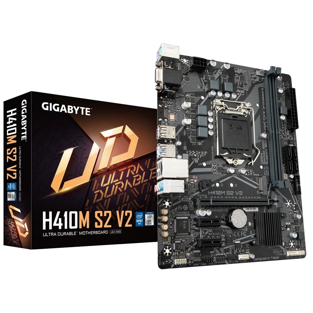 GIGABYTE GA-H410M-S2 V2 INTEL LGA1200 MOTHERBOARD