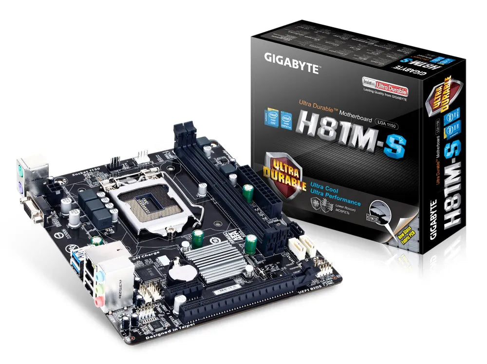 GIGABYTE GA-H81M-S INTEL LGA1150 MOTHERBOARD