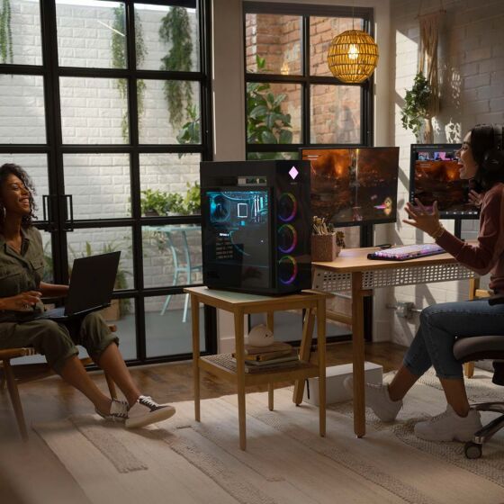 HP Omen 45L Gaming Desktop, Intel Core Ultra 9 285K processor, 64GB Ram, 2TB SSD, 2TB HDD, GeForce RTX 5090-32GB GDDR7, Win 11 Home, MS Office 2024, Black, GT22-3000IN