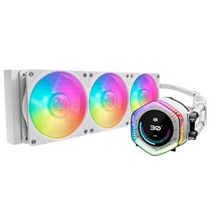 COOLER MASTER MASTERLIQUID 360MM ION ARGB WHITE LIQUID COOLER