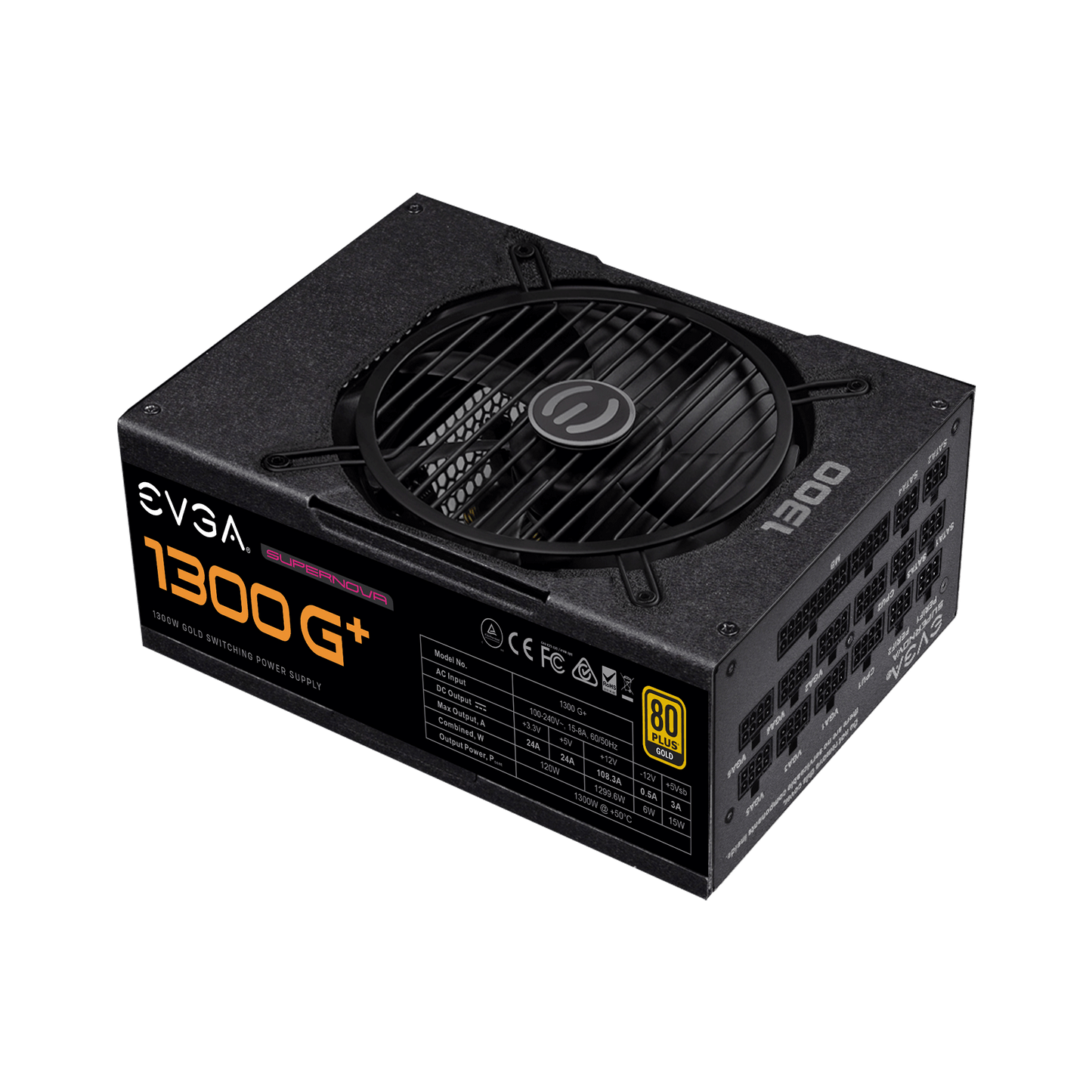 EVGA 1300 Watt 80 Plus GOLD Fully Modular Smps