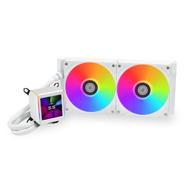 LIAN LI GALAHAD II LCD 360 TRINITY SL INFINITY 360MM AIO LIQUID COOLER WHITE G89.GA2ALCD36INW-IN