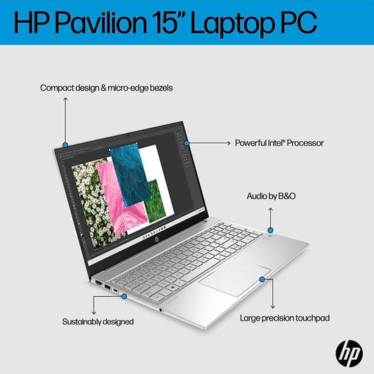 LAPTOP-HP-PAV-15-EG3036TU-(i7-1360P/16/1TB-SSD/W11-MS/SILVER)