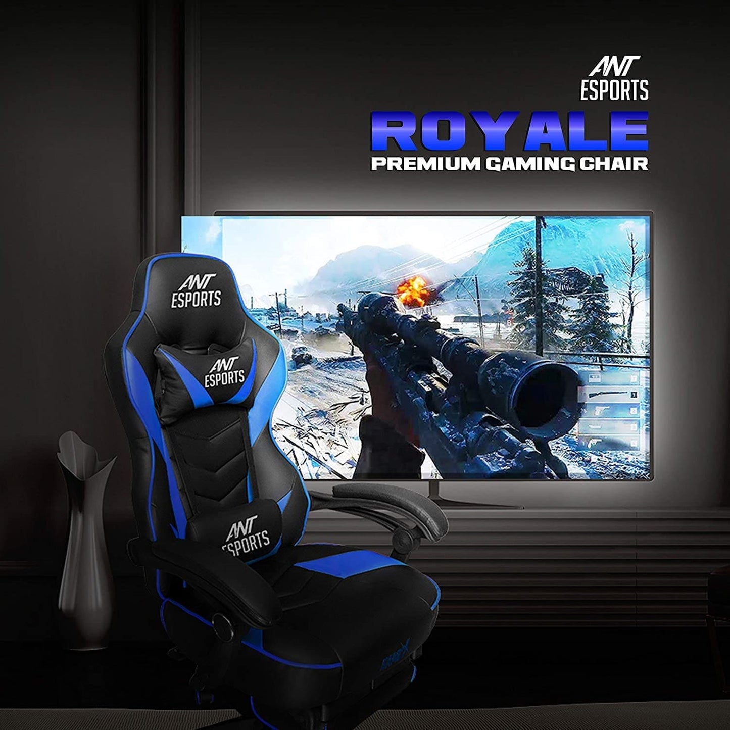 GAMING-CHAIR-ANT-ESPORTS-GAMEX-ROYALE-(BLUE-BLACK)