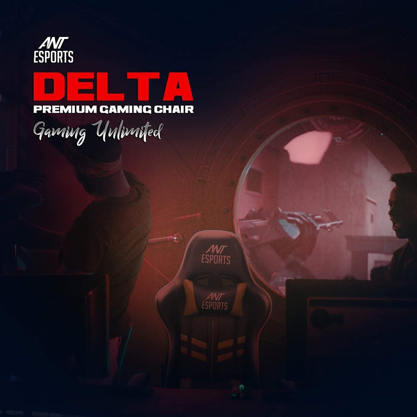 GAMING-CHAIR-ANT-ESPORTS-GAMEX-DELTA-(RED-BLACK)