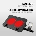 ANT ESPORTS NC 160 LAPTOP COOLING STAND BLACK