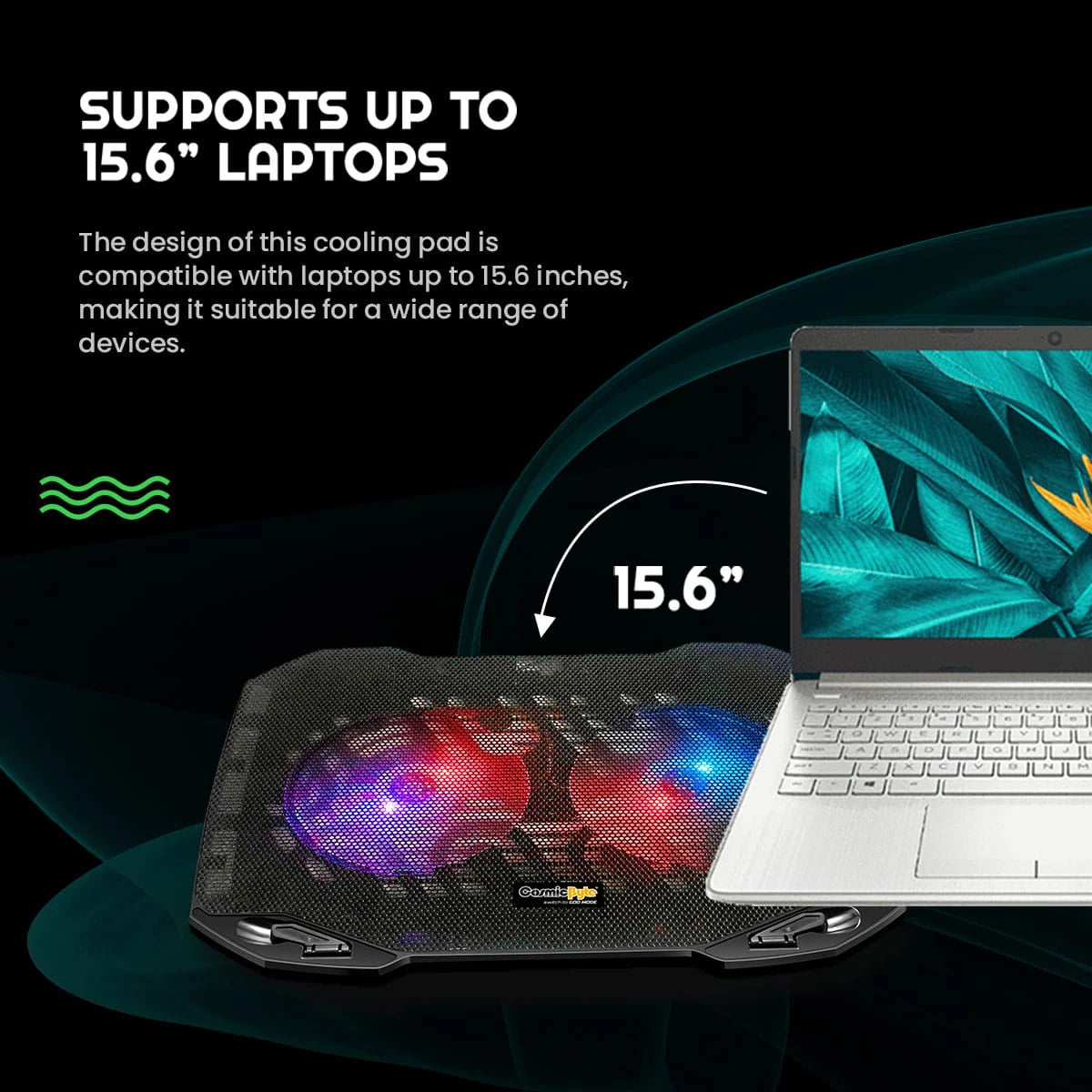 COSMIC BYTE WIND RGB COOLING PAD