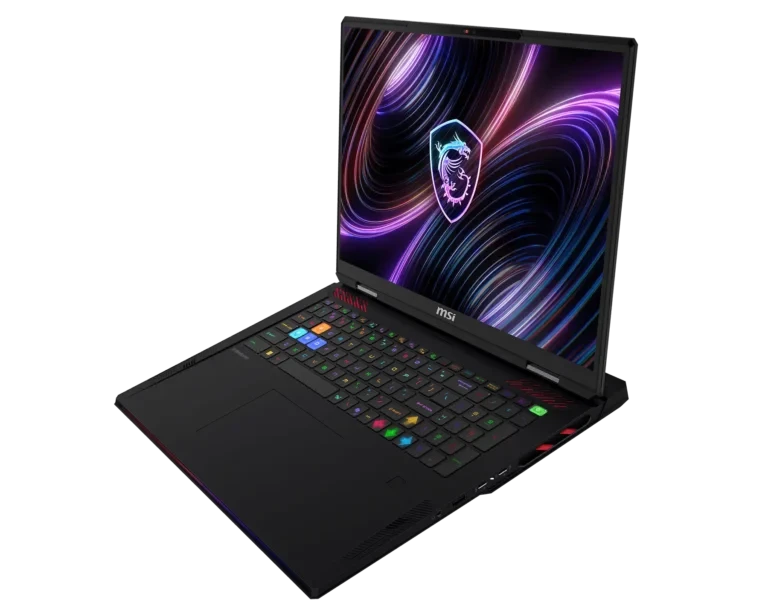 MSI Raider 18 Max HX A2WJ-1068IN Gaming Laptop Intel Core Ultra 9 290HX Plus, 64GB (32GBx2) DDR5, 2TB SSD, GeForce RTX 5090 GPU 24GB GDDR7 18 Inch UHD Plus, Windows 11 Home