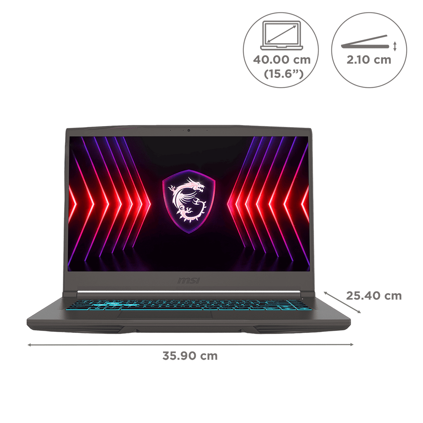 MSI Thin 15 B13UC-3231IN Intel Core i5 13th Gen Gaming Laptop (16GB, 512GB SSD, Windows 11 Home, 4GB Graphics, 15.6 inch 144 Hz Full HD Display, NVIDIA GeForce RTX 3050, MS Office Home 2021, Cosmos Gray, 1.86 KG)