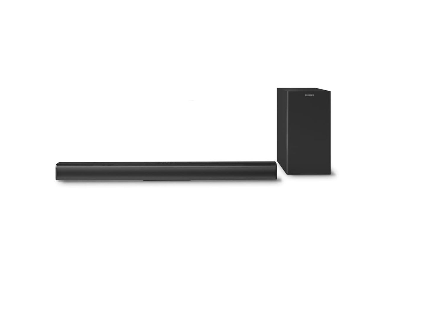PHILIPS TAB4329 SOUNDBAR: 2.1 CH 100W WIRED SUBWOOFER, DEEP BASS EFFECT BLUETOOTH, HDMI ARC & MULTIPLE CONNECTIVITY