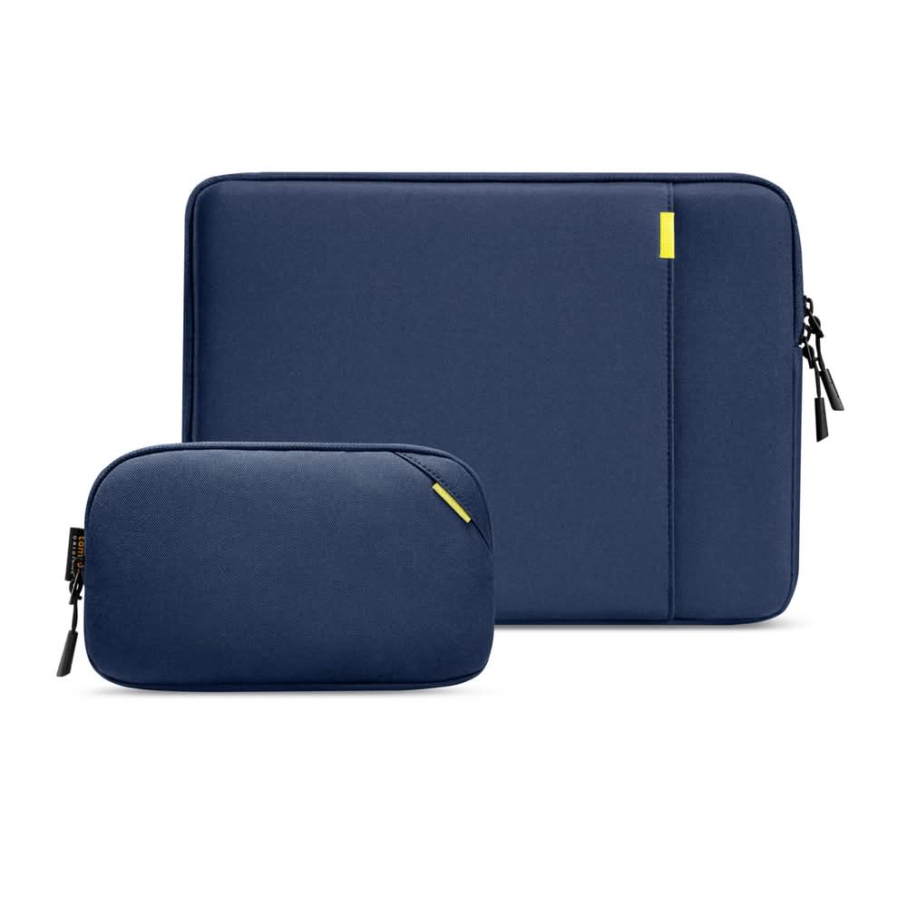TOMTOC DEFENDER-A13 LAPTOP SLEEVE KIT 15 INCH-NAVY BLUE
