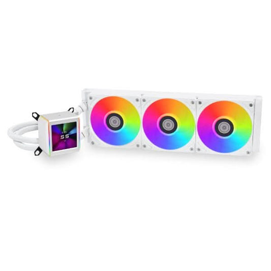 LIAN LI GALAHAD II LCD 360 TRINITY SL INFINITY 360MM AIO LIQUID COOLER WHITE G89.GA2ALCD36INW-IN