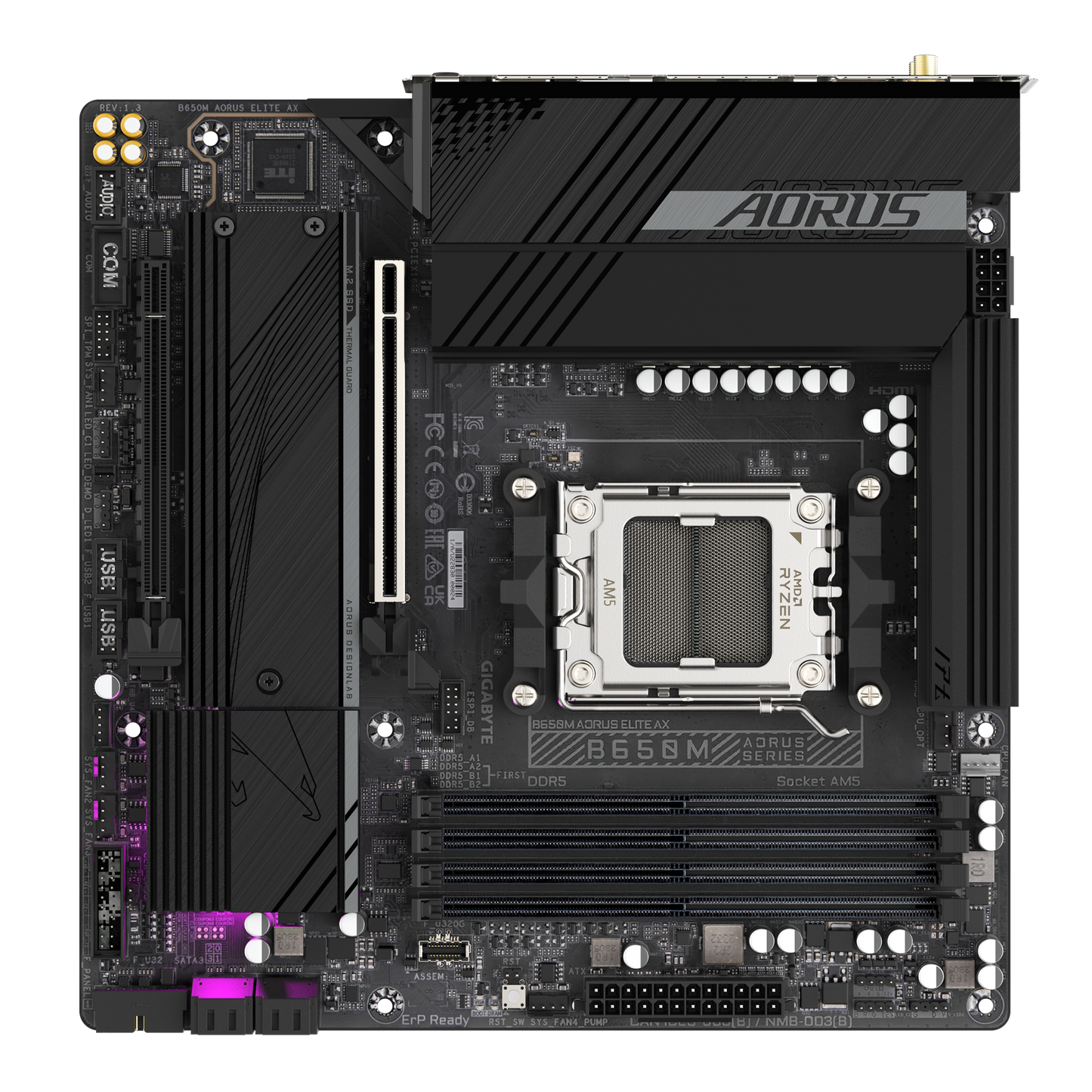 GIGABYTE GA-B650M AORUS ELITE AX AMD AM5 MOTHERBOARD
