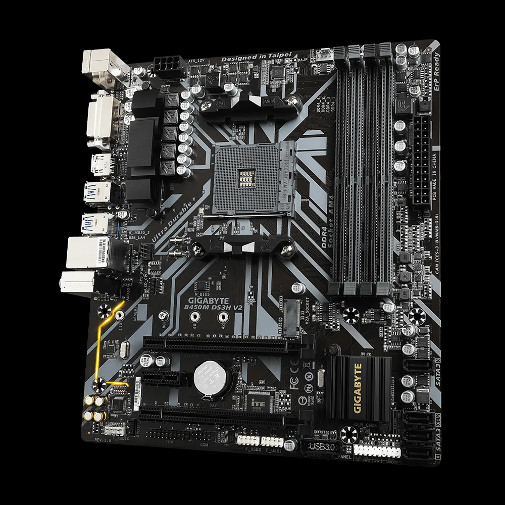 MBD-AMD-GIGABYTE-(GA-B450M-DS3H-V2)