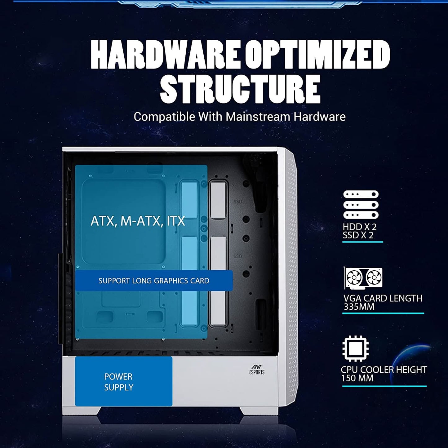 CABINET-ANT-ESPORTS-ICE-280TG-WHITE