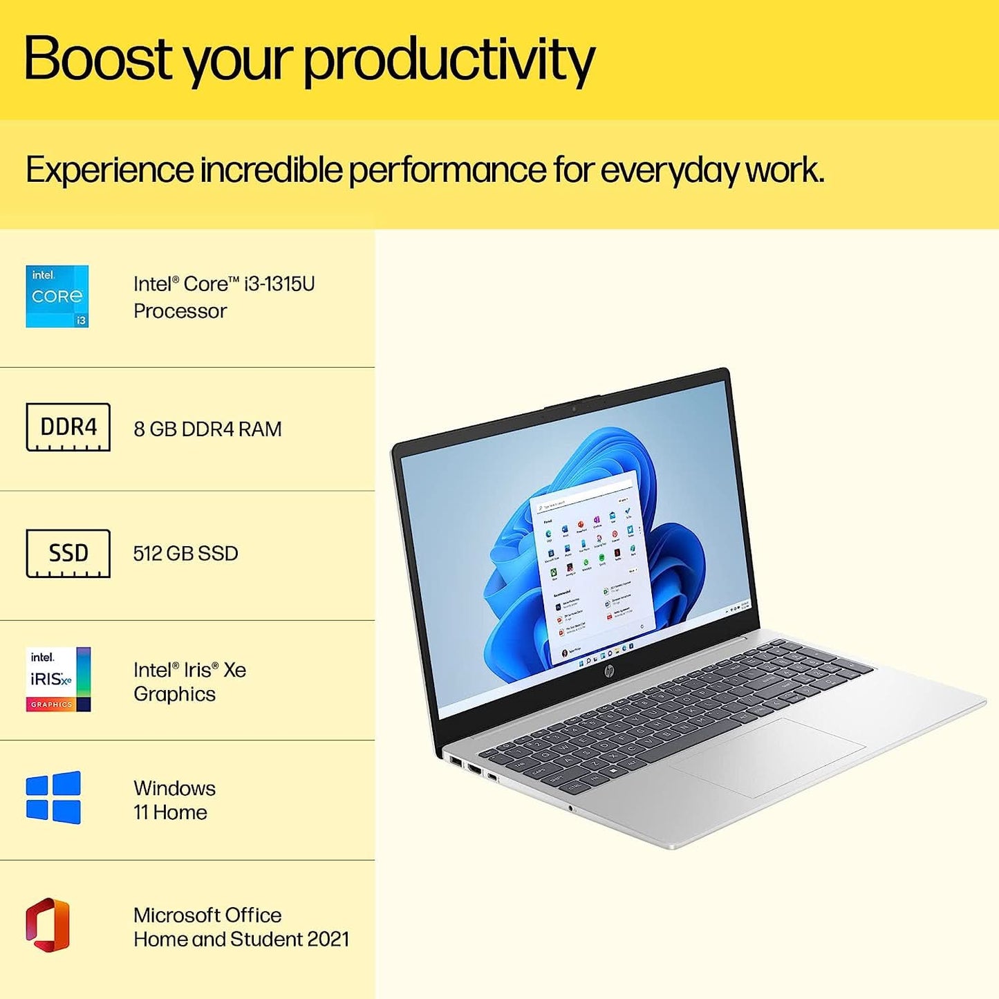 LAPTOP-HP-15-FD0006TU-(i3-1315U/8/512GB/W11-MS/SILVER)