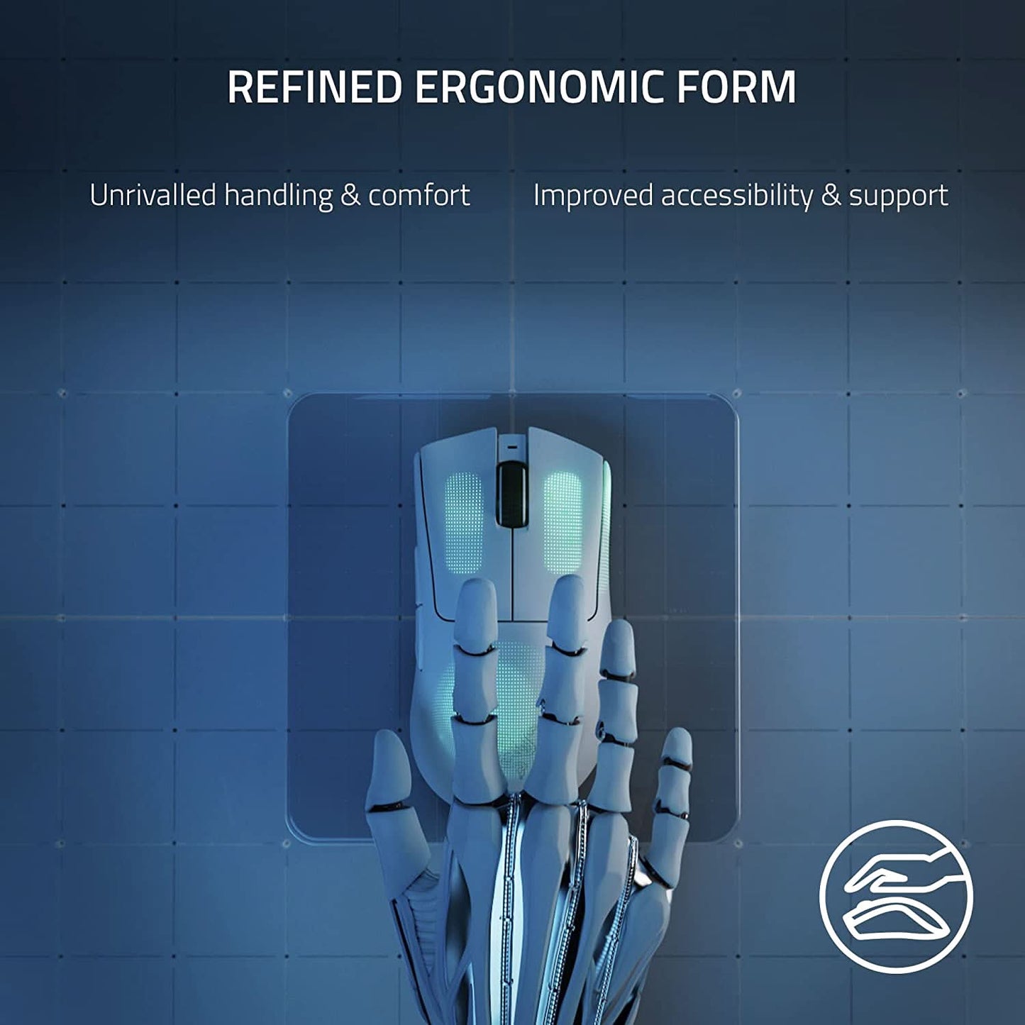 MOUSE-RAZER-WIRELESS-DEATHADDER-V3-PRO-WHITE