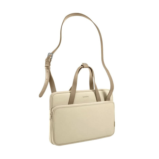 TOMTOC VERSATILE-A12 LAPTOP SHOULDER BAG 13.5-14 INCH-KHAKI