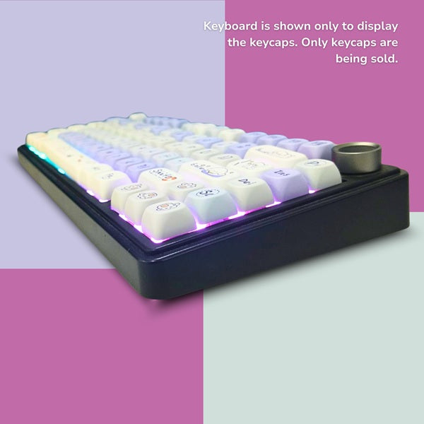 Aula Leobog PBT Cloud Wangwang Keycaps 130 Qty Compatible With All Kind of Keyboard Cloud Wangwang keycaps