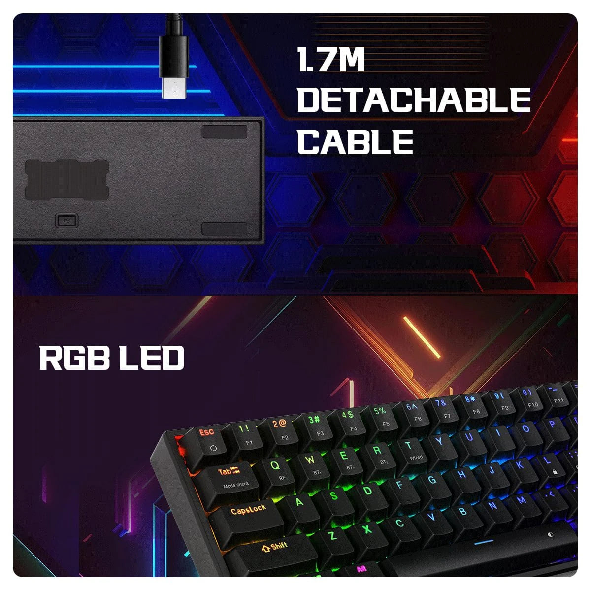 COSMIC BYTE CB-GK-40 ARTEMIS (BLACK) GAMING KEYBOARD