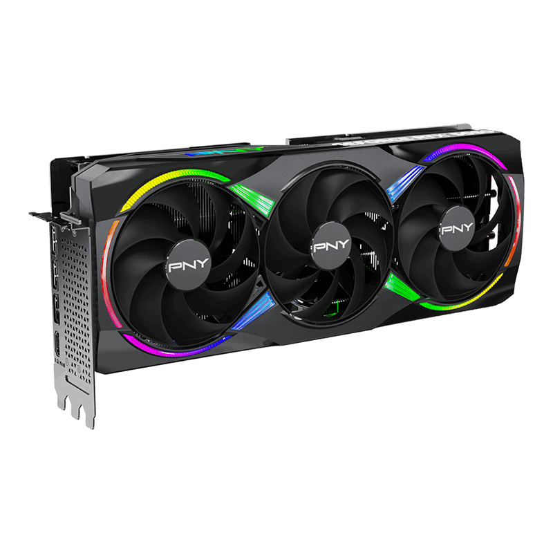 PNY RTX 5080 OC 16GB GDDR7 TRIPLE FAN ARGB OC GRAPHICS CARD