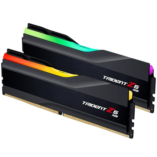 G.SKILL 128GB (64*2) TRIDENT Z5 RGB DDR5 RAM 6000MHZ (CL34) (F5-6000J3444F64GX2-TZ5RK) RAM