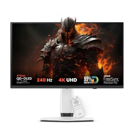 BenQ MOBIUZ EX321UZ 27 Inch 4K UHD 4th Gen QD-OLED 240Hz Gaming Monitor
