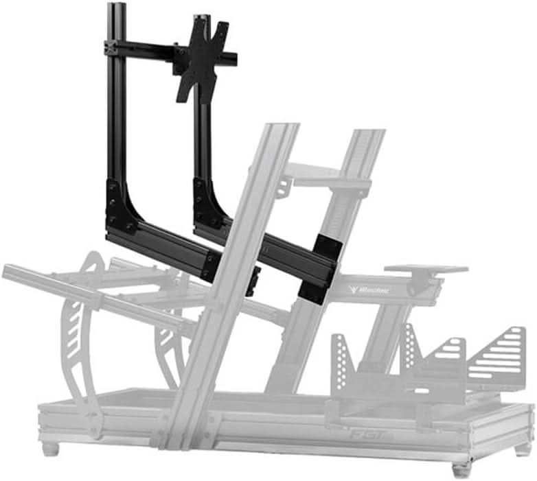 NEXT LEVEL RACING F-GT ELITE DIRECT MONITOR MOUNT - CARBON GREY (NLR-E014), BLACK