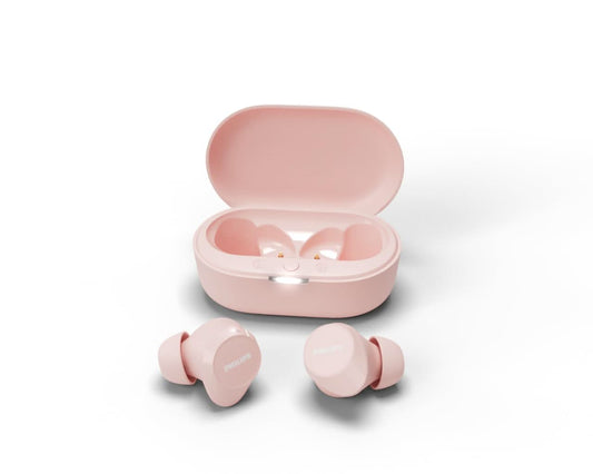 PHILIPS TAT1209PK/00 TRUE WIRELESS EARBUDS, IN-EAR ACTIVE NOISE CANCELLING BLUETOOTH V5.3 EARPHONES WITH MIC, 18H PLAY TIME, SHANK SHAPE, IPX4,