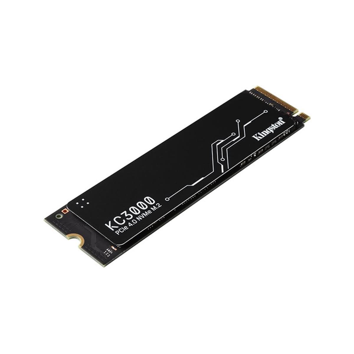KINGSTON KC3000 PCIE 4.0 NVME M.2 SSD - HIGH-PERFORMANCE STORAGE FOR DESKTOP AND LAPTOP PCS -SKC3000D/2048G, 7,000MB/S READ, 7,000MB/S WRITE, BLACK