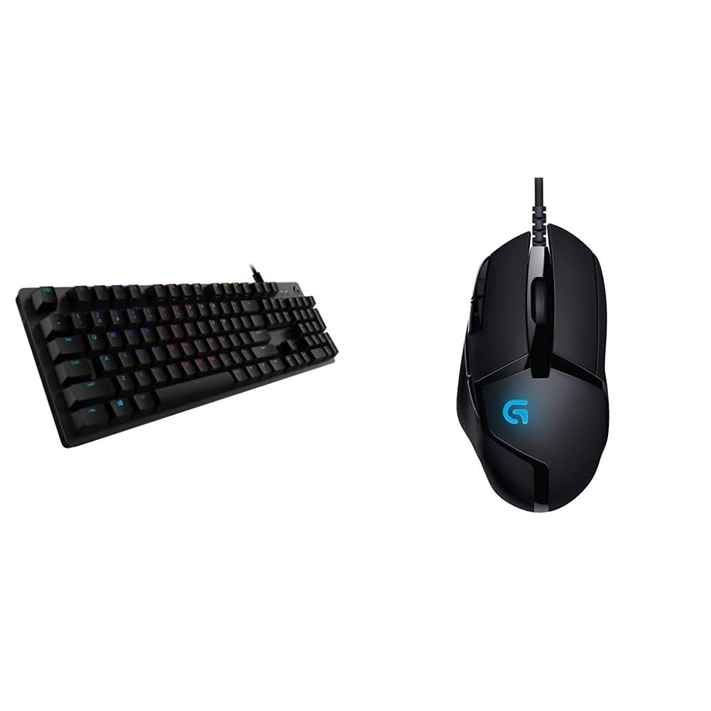 LOGITECH G 512 MECHANICAL GAMING USB KEYBOARD ,RGB LIGHTSYNC BACKLIT KEYS,GX BROWN TACTILE KEY SWITCHES,BR