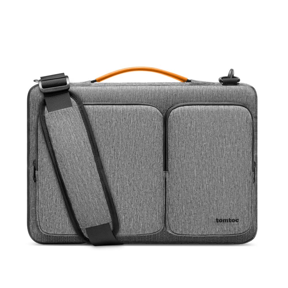 TOMTOC DEFENDER-A42 LAPTOP BRIEFCASE 15.6 INCH-GRAY