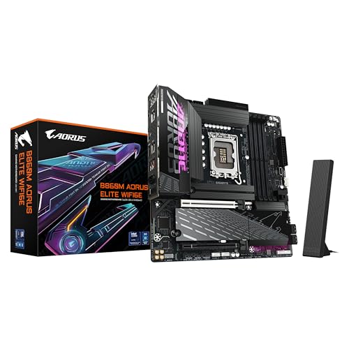 GIGABYTE B860M AORUS ELITE WIFI6E MOTHERBOARD