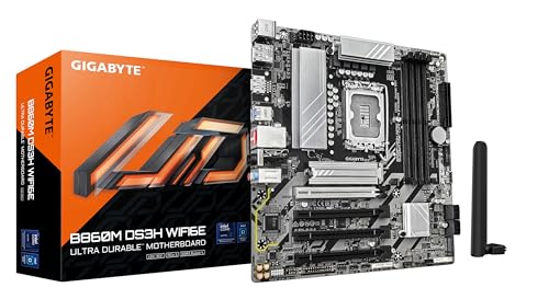 GIGABYTE B860M DS3H WIFI6E MICRO-ATX MOTHERBOARD