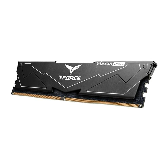 TEAMGROUP T-FORCE VULCAN 32GB (32GBX1) DDR5 6000MHZ DESKTOP RAM (BLACK)
