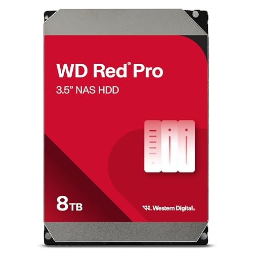 WESTERN DIGITAL 8TB WD RED PRO NAS INTERNAL HARD DRIVE HDD WD8005FFBX