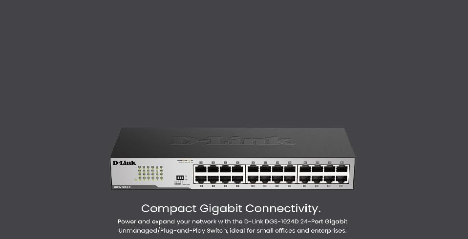 DLINK DGS-1024C 24-PORT GIGABIT SWITCH