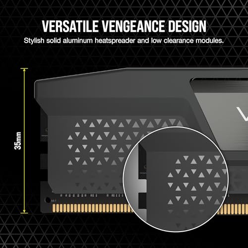 CORSAIR VENGEANCE DDR5 RAM 32GB (1X32GB) 6000MHZ CL38 CMK32GX5M1B6000Z38