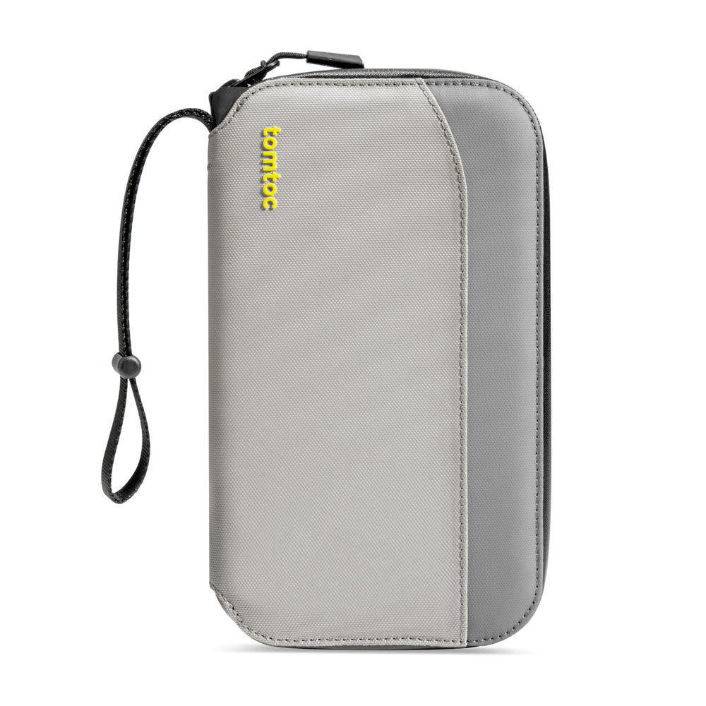TOMTOC NAVIGATOR-T03 PASSPORT HOLDER-GRAY